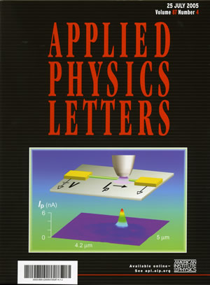 Applied physics letters cover